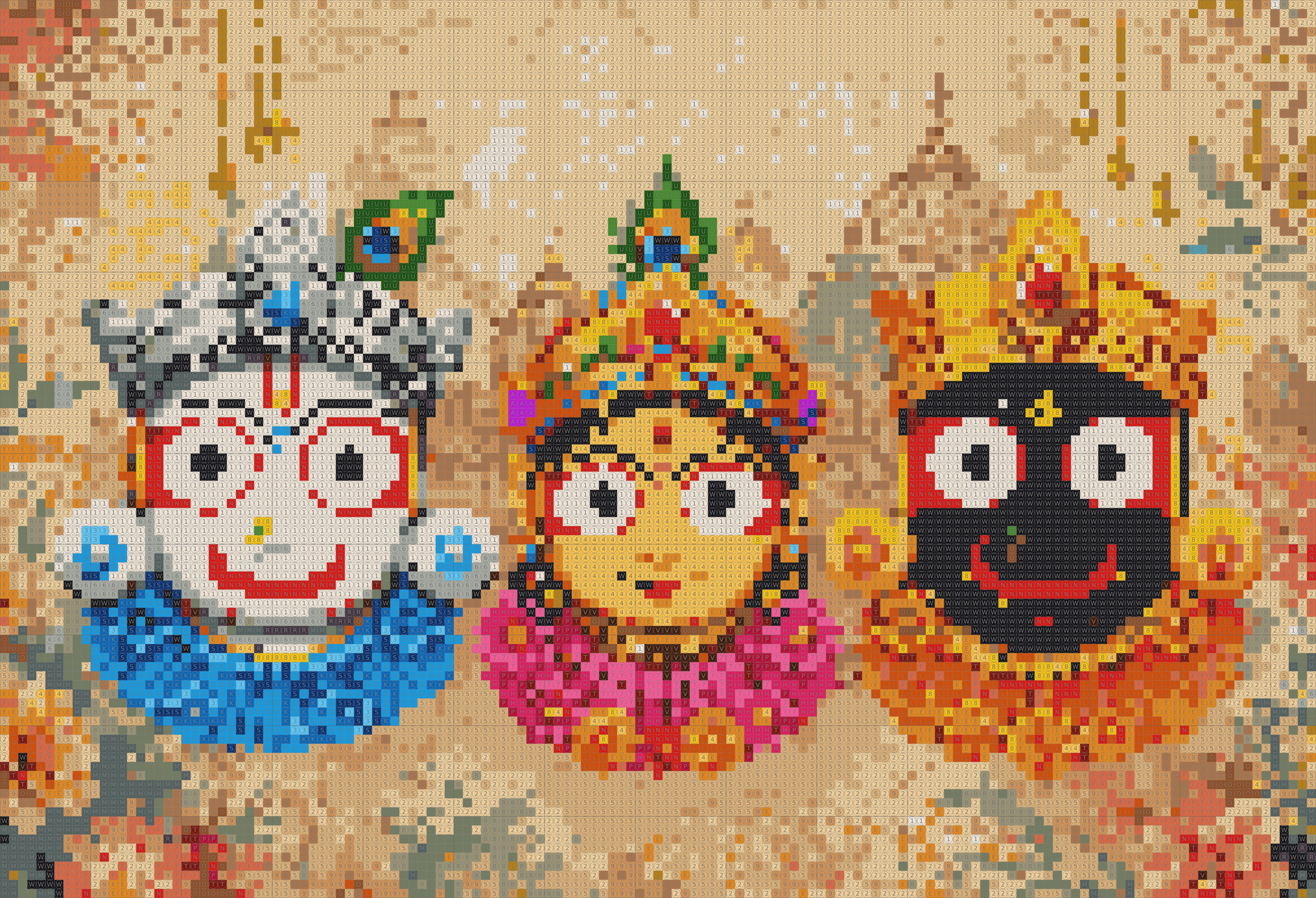 Shreakshetra  Lord Jagannath - Dot By Number