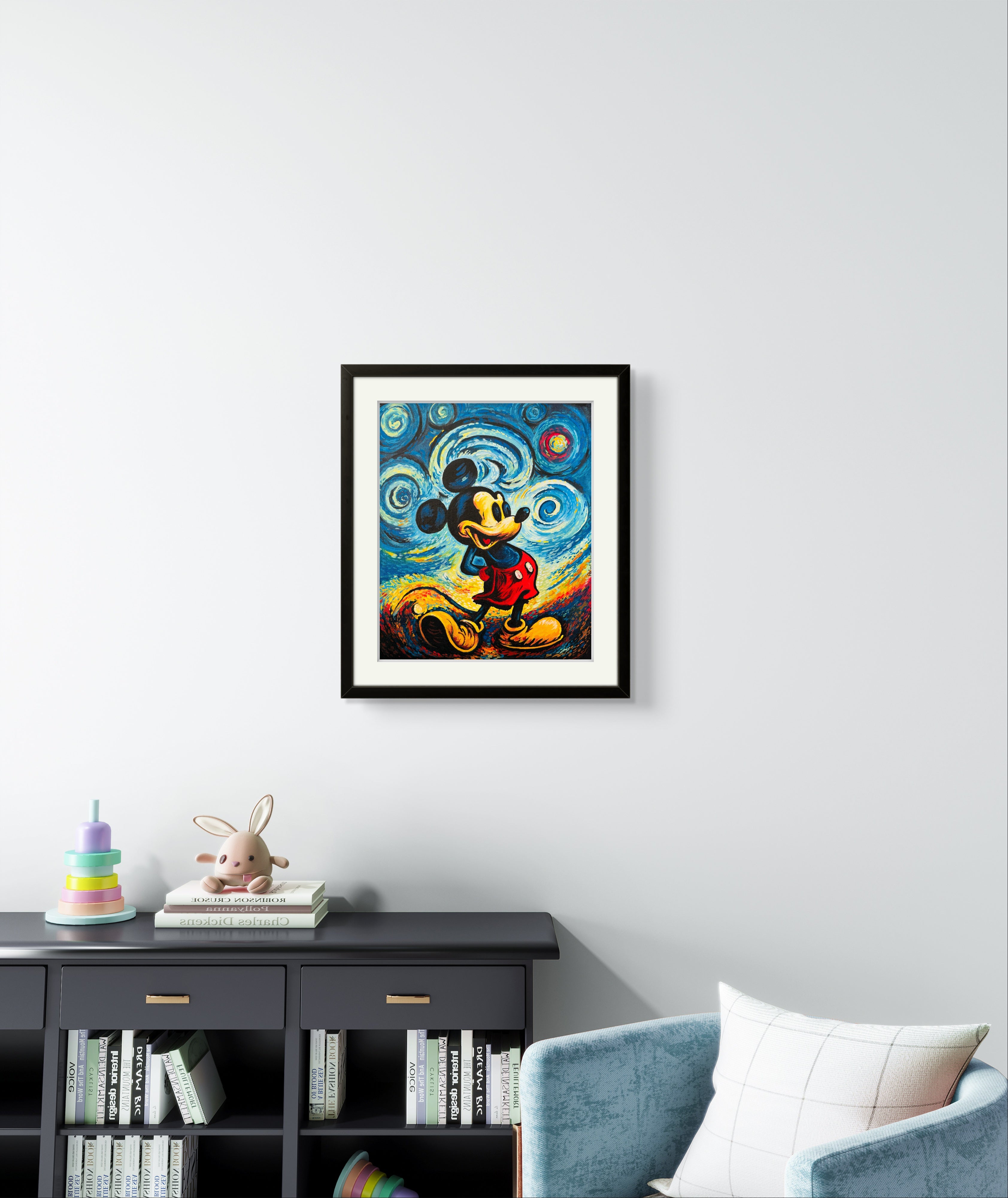 Mickey Van Gogh Style- Tutorial