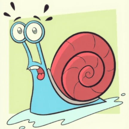 Cartoon snail