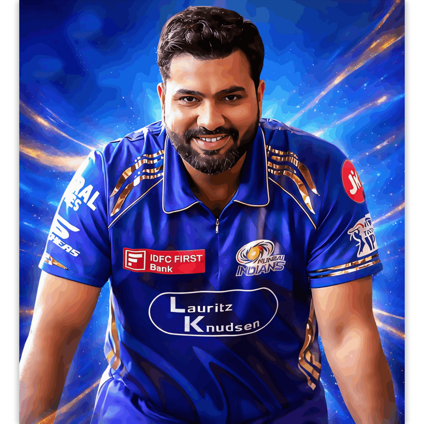 RohitMan Sharma in MI's Jersey - IPL Edition