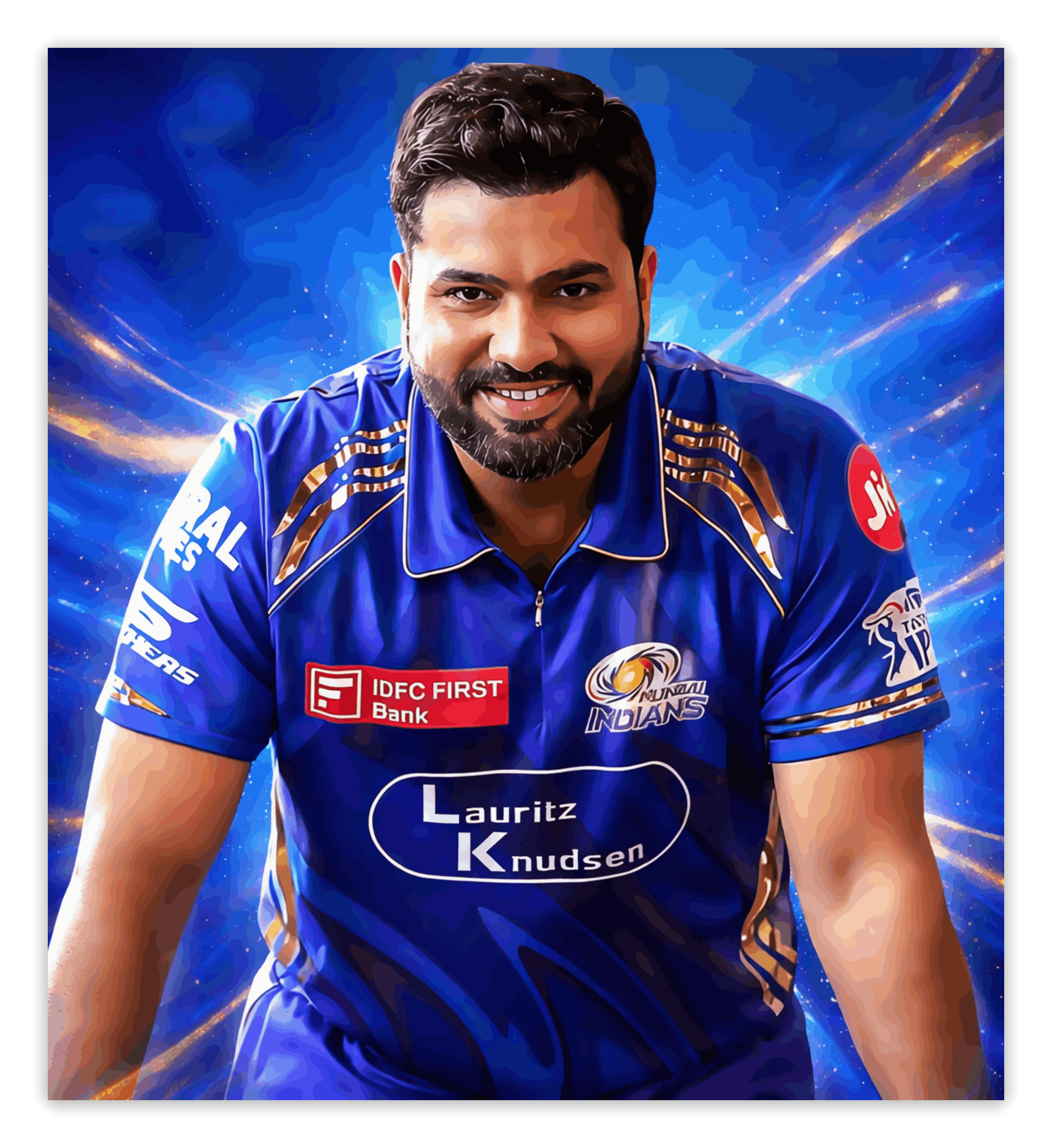 RohitMan Sharma in MI's Jersey - IPL Edition