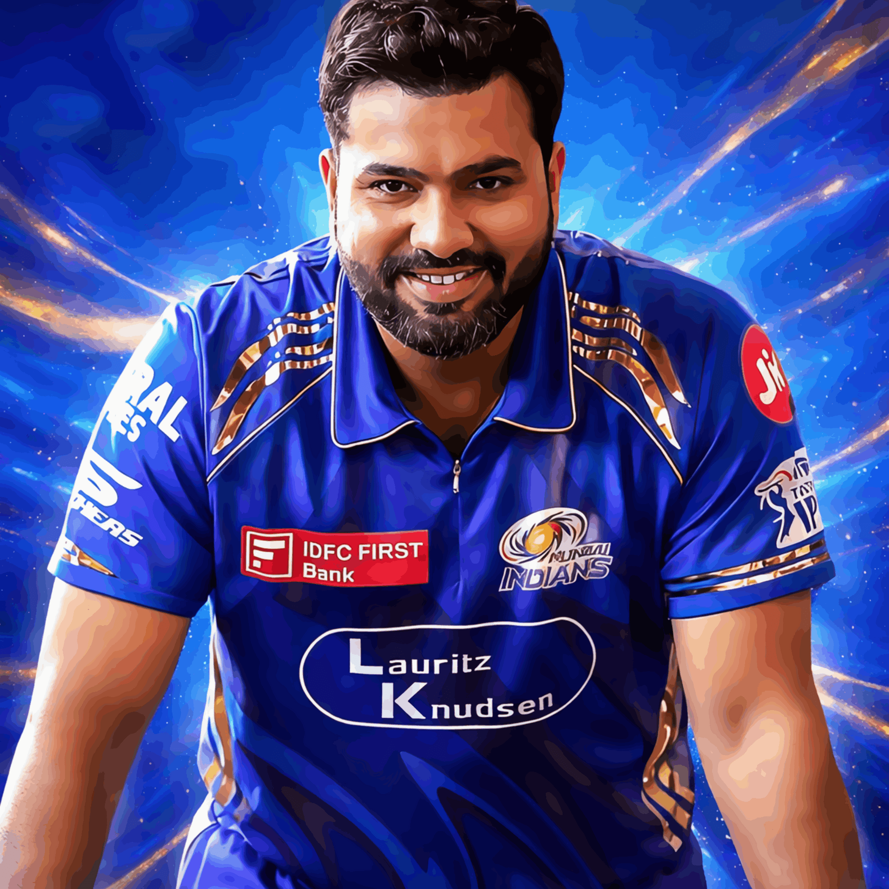 RohitMan Sharma in MI's Jersey - IPL Edition