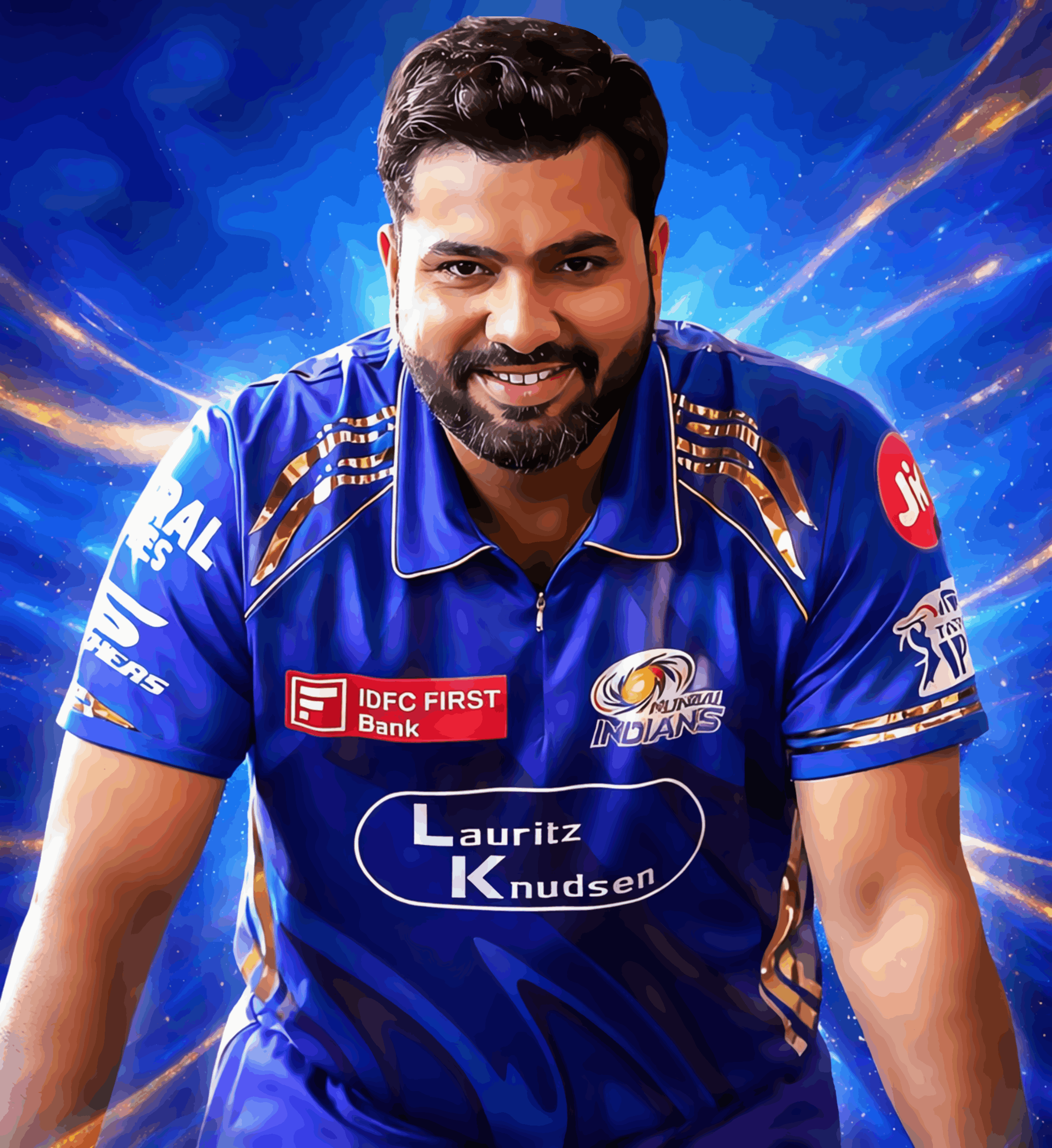 RohitMan Sharma in MI's Jersey - IPL Edition