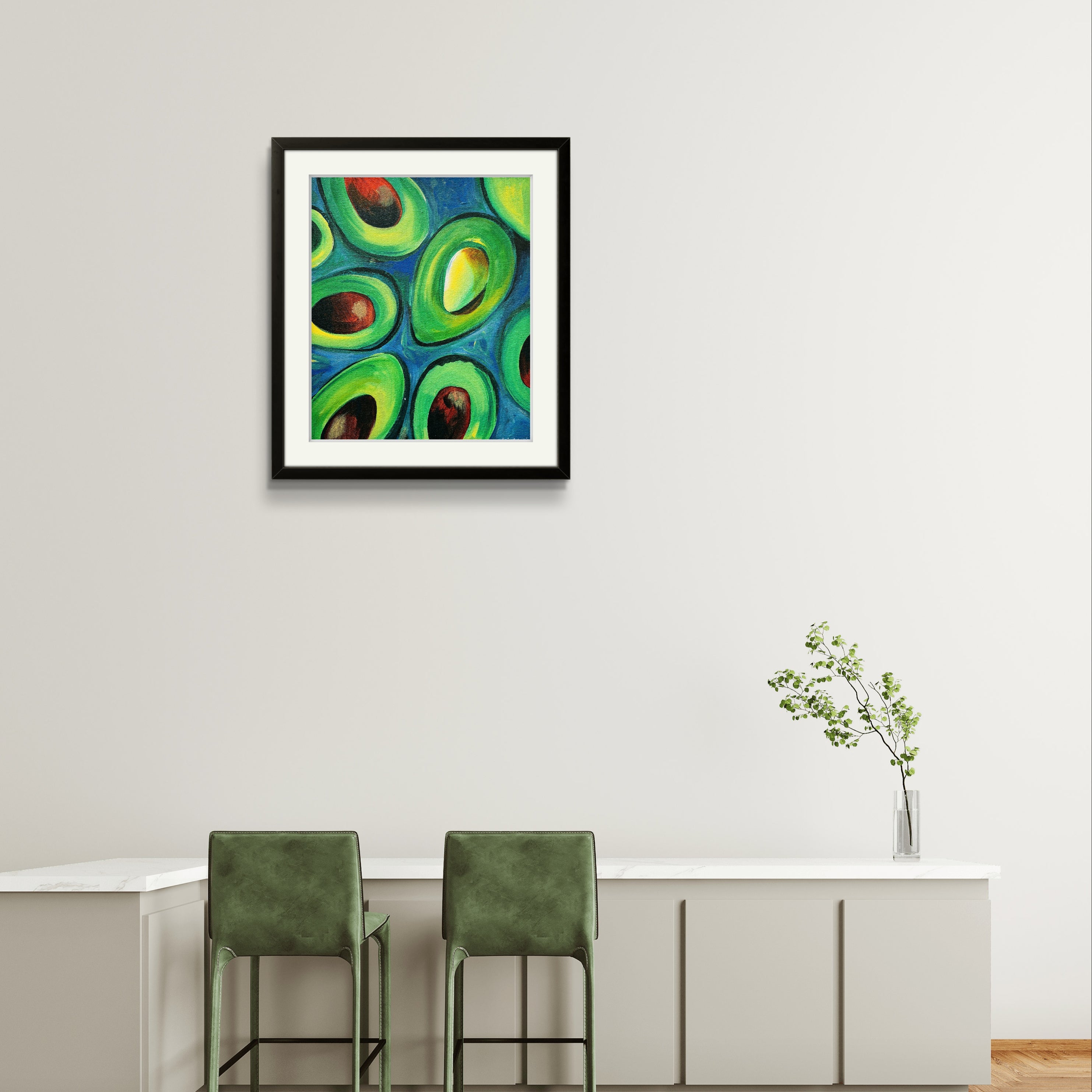 Avocado painting