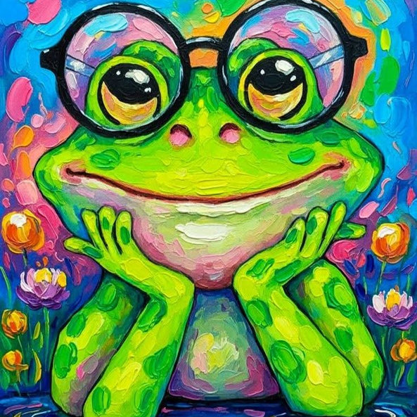 Colorful Toad Dot by Number Kit