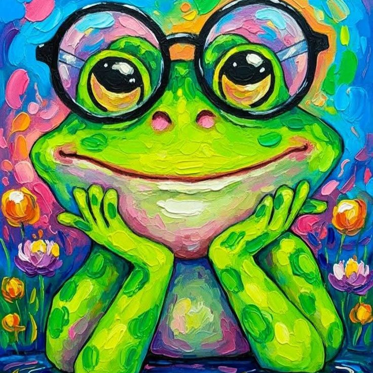 Colorful Toad Dot by Number Kit