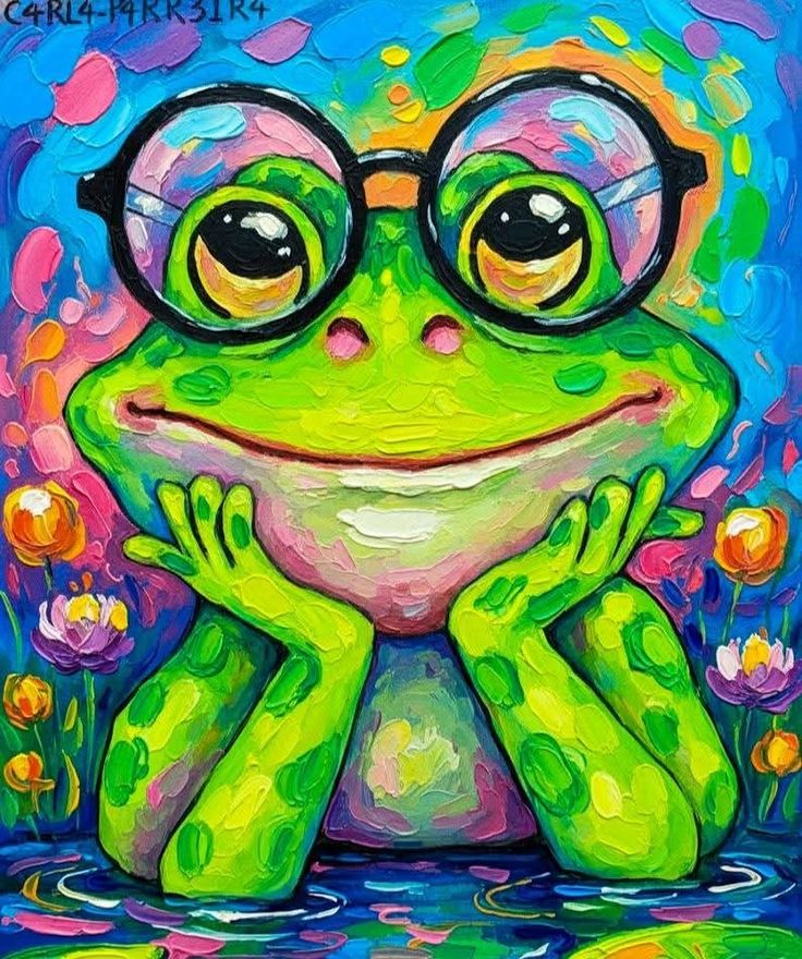 Colorful Toad Dot by Number Kit
