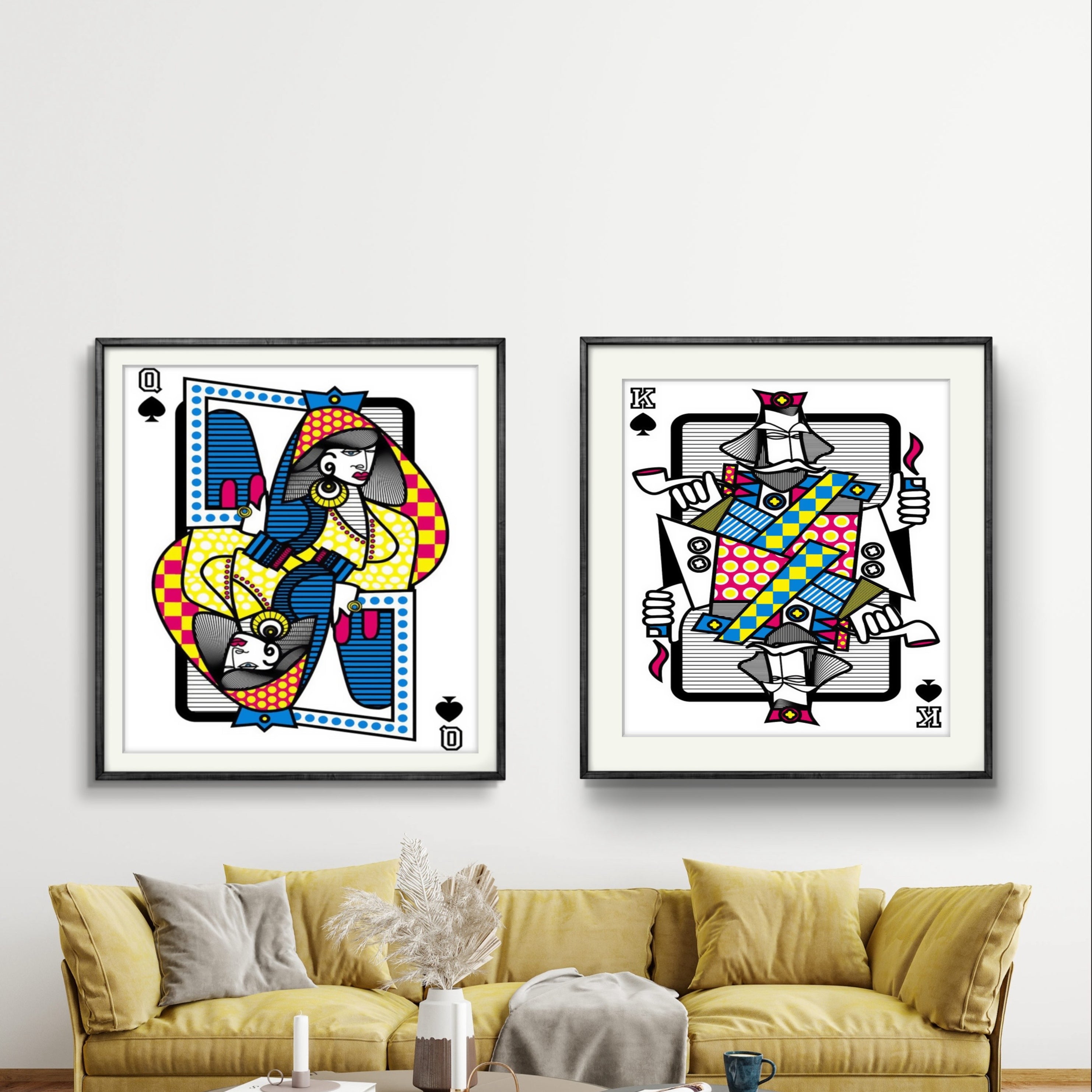 Playing Cards Modern King - Raja Rani Collection