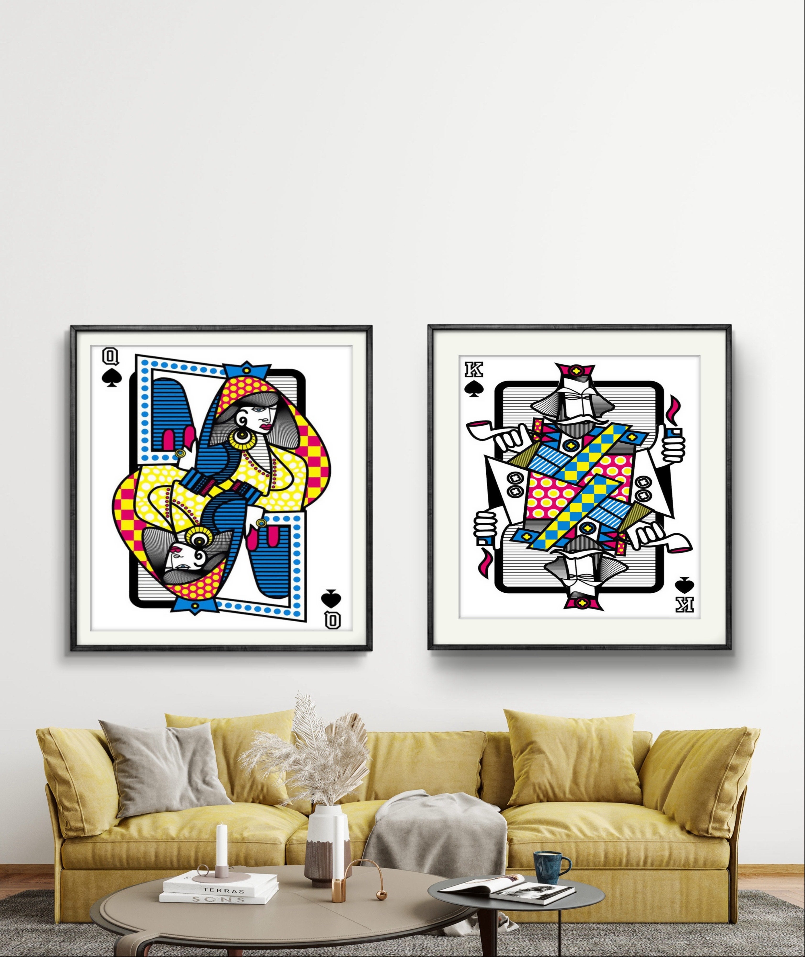 Playing Cards Modern King - Raja Rani Collection