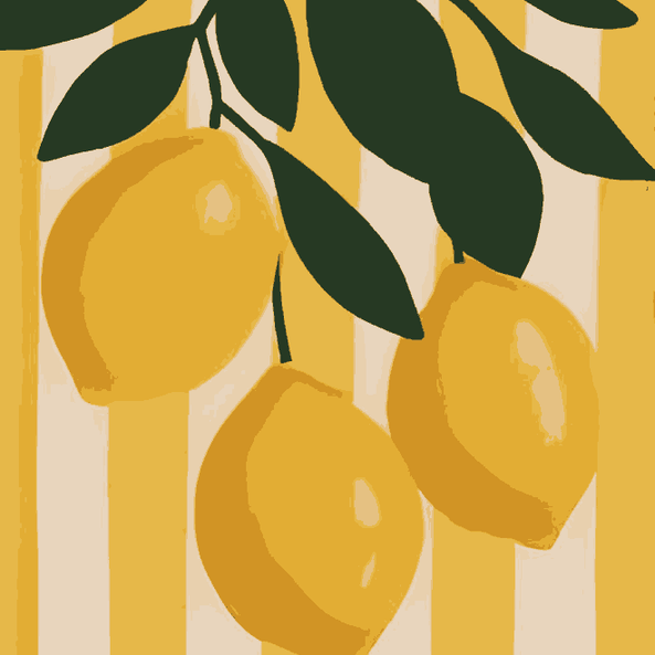 Golden Citrus Sprig