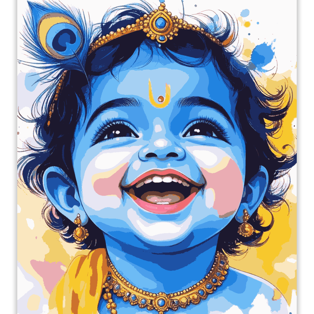 Little Krishna - Flutist’s Smile