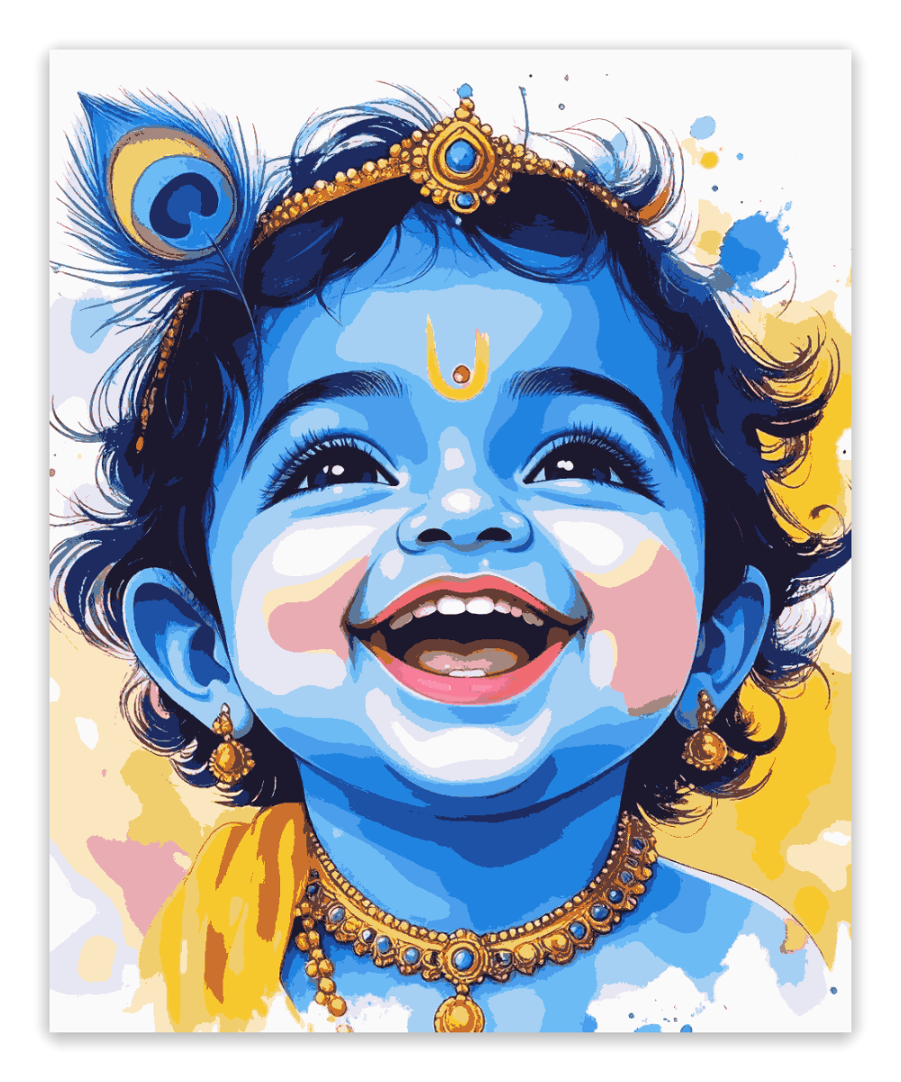 Little Krishna - Flutist’s Smile
