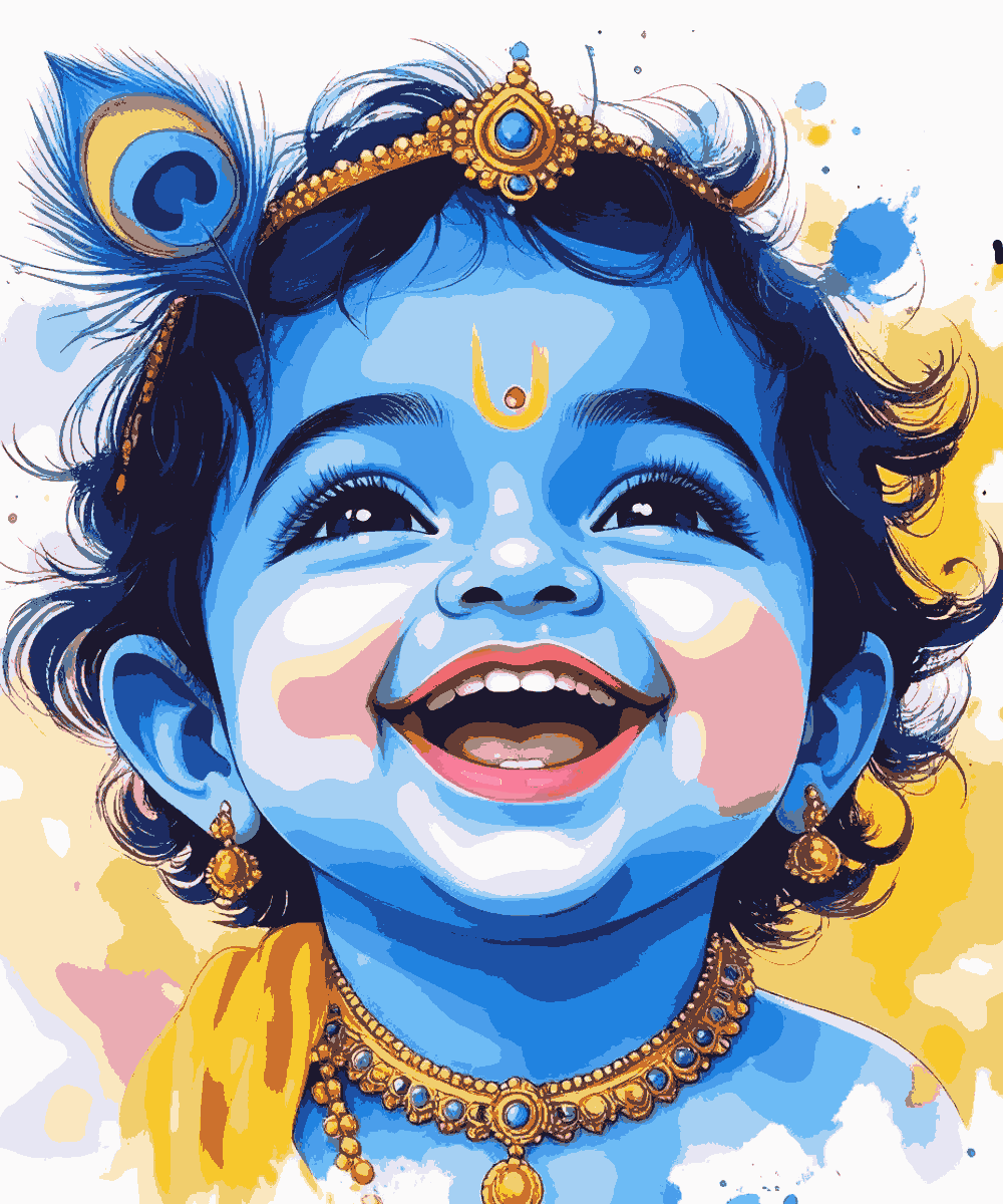 Little Krishna - Flutist’s Smile