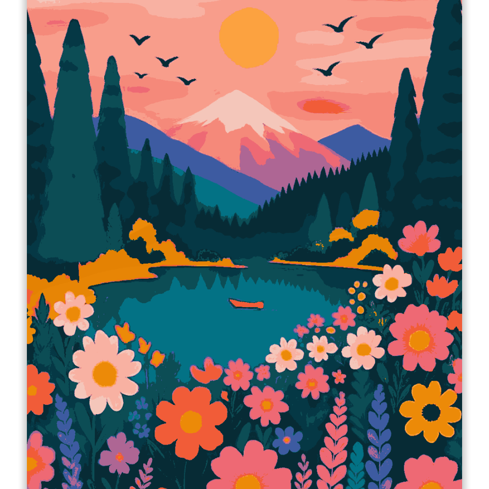 Alpine Sunset Echo