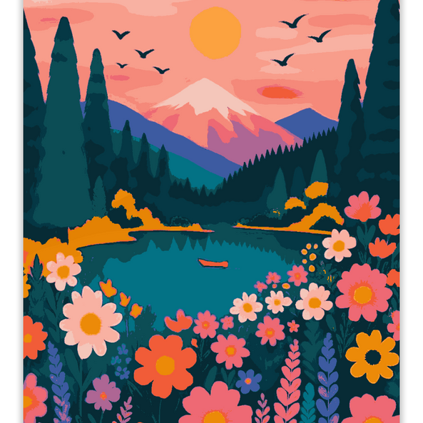 Alpine Sunset Echo