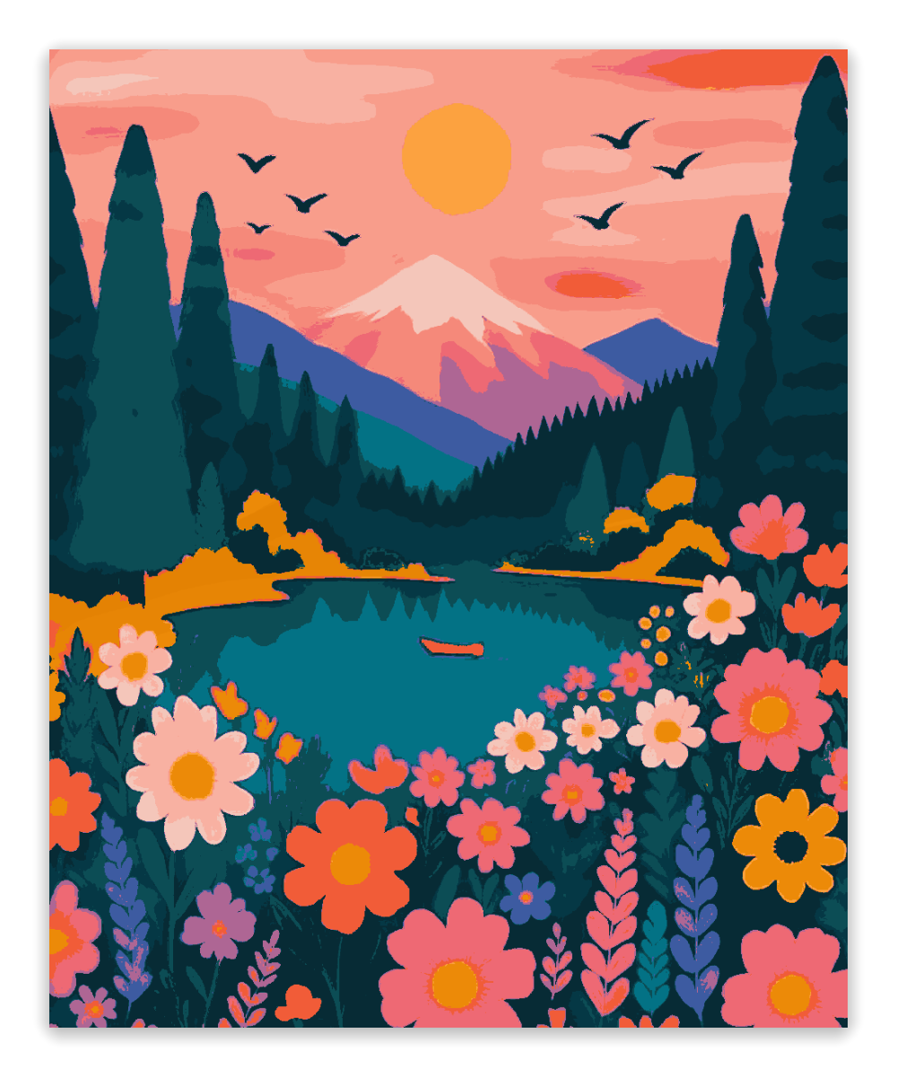 Alpine Sunset Echo