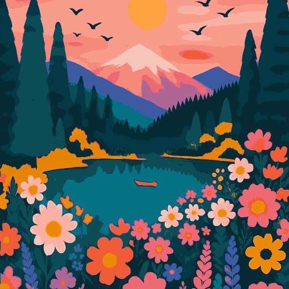 Alpine Sunset Echo