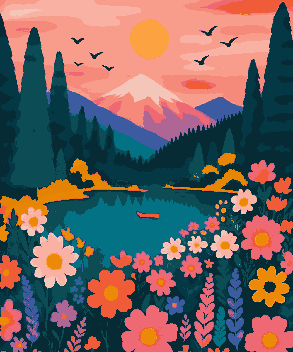 Alpine Sunset Echo