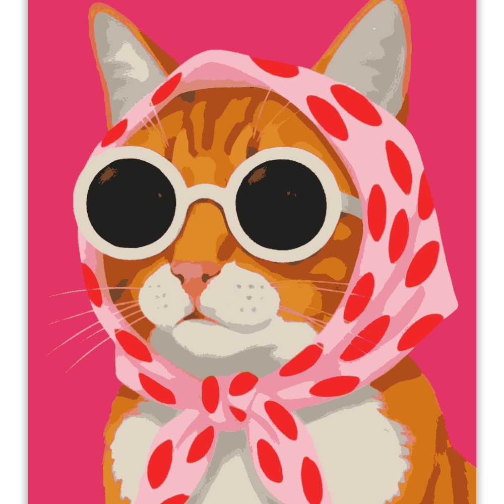 Vintage Feline Chic