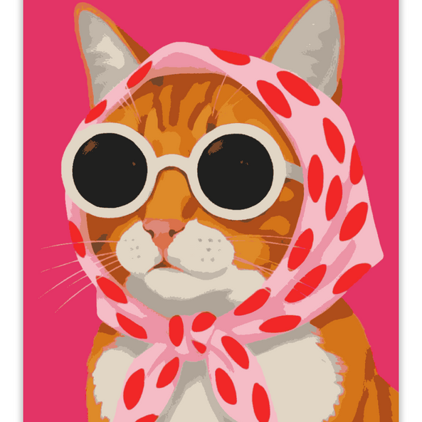 Vintage Feline Chic