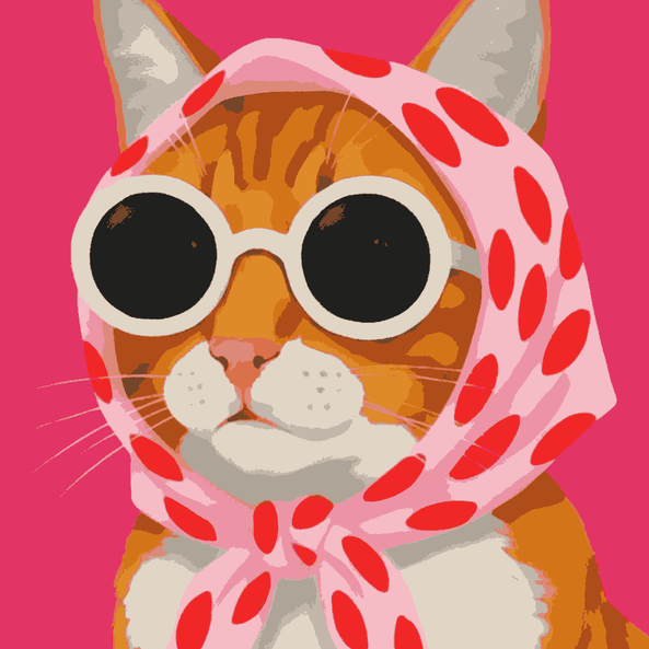 Vintage Feline Chic