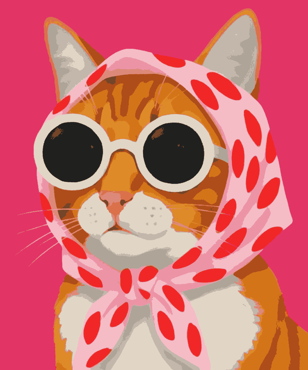 Vintage Feline Chic