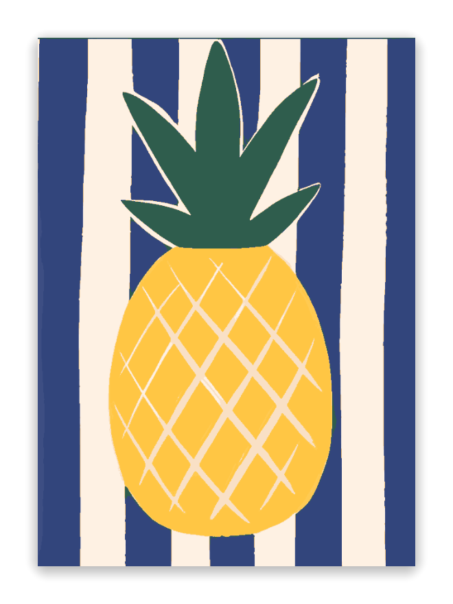 Nautical Blue Tropical Crown
