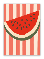 Bold Striped Melon Slice